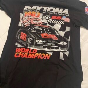 EXCHANGE Black Graphic T-Shirt